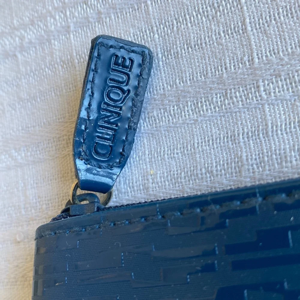 3/$29 - Two Clinique Cosmetic Bags - Navy Blue - Picture 2 of 8